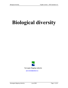 Biological diversity