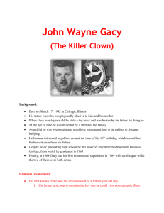 John Wayne Gacy (The Killer Clown)