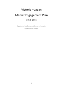 Japan Market Engagement Plan - Department of State Development