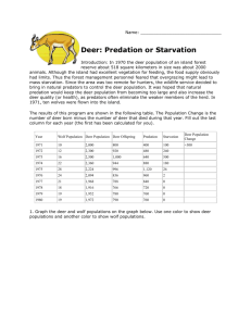 Deer Predation downloadable .doc file