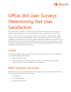 Determining Net User Satisfaction