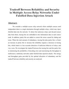 Tradeoff Between Reliability and Security in Multiple Access Relay