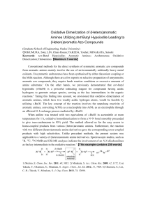 Oxidative Dimerization of (Hetero)aromatic Amines Utilizing tert