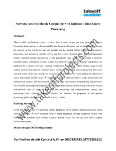 Network-Assisted Mobile Computing with Optimal Uplink Query
