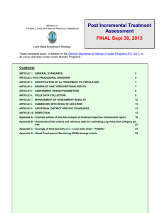 article 1: general standards - Province of British Columbia