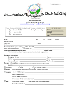 Registration Form - Still Meadows Enrichment Center and Camp