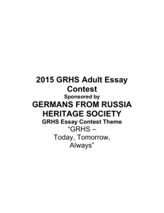 document - Germans from Russian Heritage Society