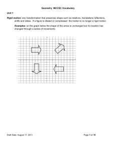 MSDE.Geometry Vocabulary