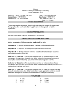 MN5522 - Marriage and Family