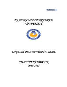 Student Handbook - sfl :: english preparatory school