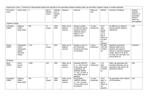 Supplementary Table 2 | Summary of observational studies that
