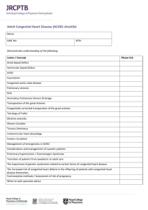 Cardiology ACHD Checklist (link is external)