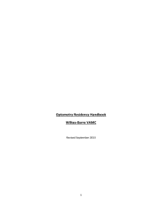 Residency Handbook - Wilkes-Barre Veterans Affairs Medical