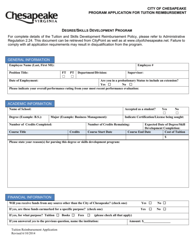 tuition-reimbursement-application