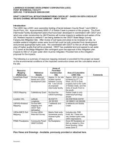 Draft Mititgation and Monitoring.100711.final