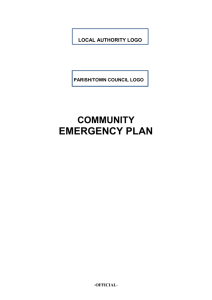 Community Resilience Plan Template