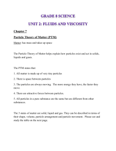 Sci 8 Unit 2 Fluids Notes