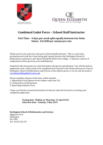 Combined Cadet Force – School Staff Instructor Part Time