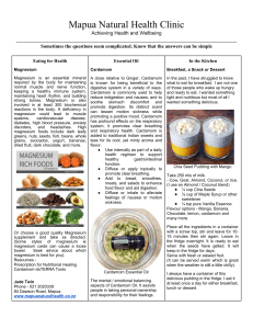 OctoberNewsletter - Mapua Natural Health Clinic