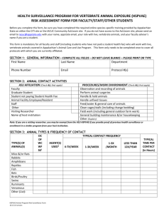 OHS Form for Faculty/Staff (docx 30.77 KB)