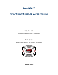 Title 22 SMP Final - Kitsap County`s Shoreline Master Program