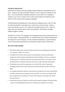 VAT facts and figures - British Hospitality Association