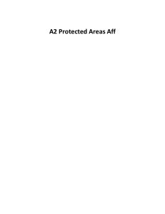 A2 Protected Areas Aff