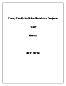 Emory Family Medicine Residency Program