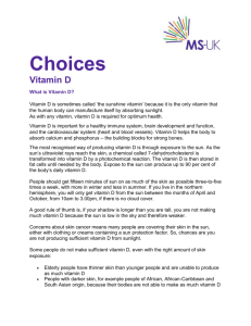 Choices Vitamin D - MS-UK