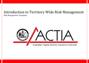 ACTIA Risk Management Templates