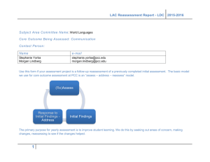 LAC Reassessment Report - LDC