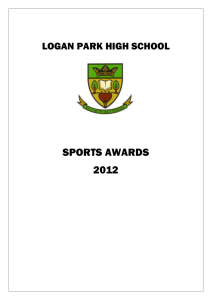 Logan Park High School Senior Prizegiving Programme