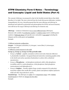 Terminology and Concepts Liquid and Solid States (Part 4). - E