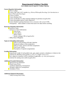 Syllabus Checklist - Soc 1 - Fuller