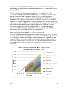 How to use the Berkeley Forest Carbon Calculator for a timber