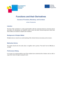 Functions and their Derivatives