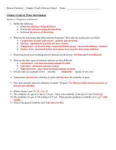 Chapter 15 and 16 Review Packet Answers