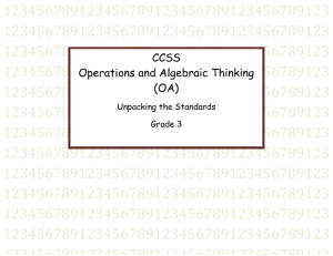 Unpacked Math OA Standards