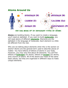 Atoms around us