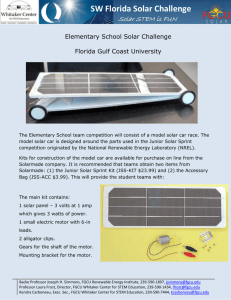 Solar STEM is FUN SW Florida Solar Challenge