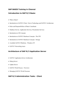 SAP BASIS Training in Chennai