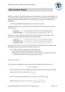 GDC worksheet: IBopoly - Cambridge Resources for the IB Diploma