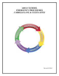 Emergency Booklet - ABC Adult School