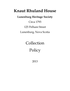 Knaut Rhuland House Lunenburg Heritage Society