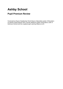 Pupil Premium Report