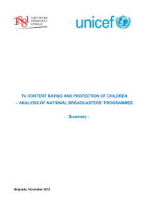 ANALYSIS OF NATIONAL BROADCASTERS` PROGRAMMES