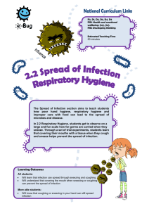 2.2 Spread of Infection Respiratory Hygiene - e-Bug