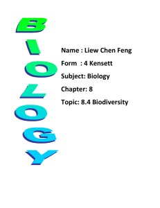Biology Project (mid- year examination)