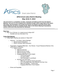 Meeting Notes - APICS Great Lakes District