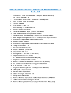 List of Companies Participated In Our Training Programs